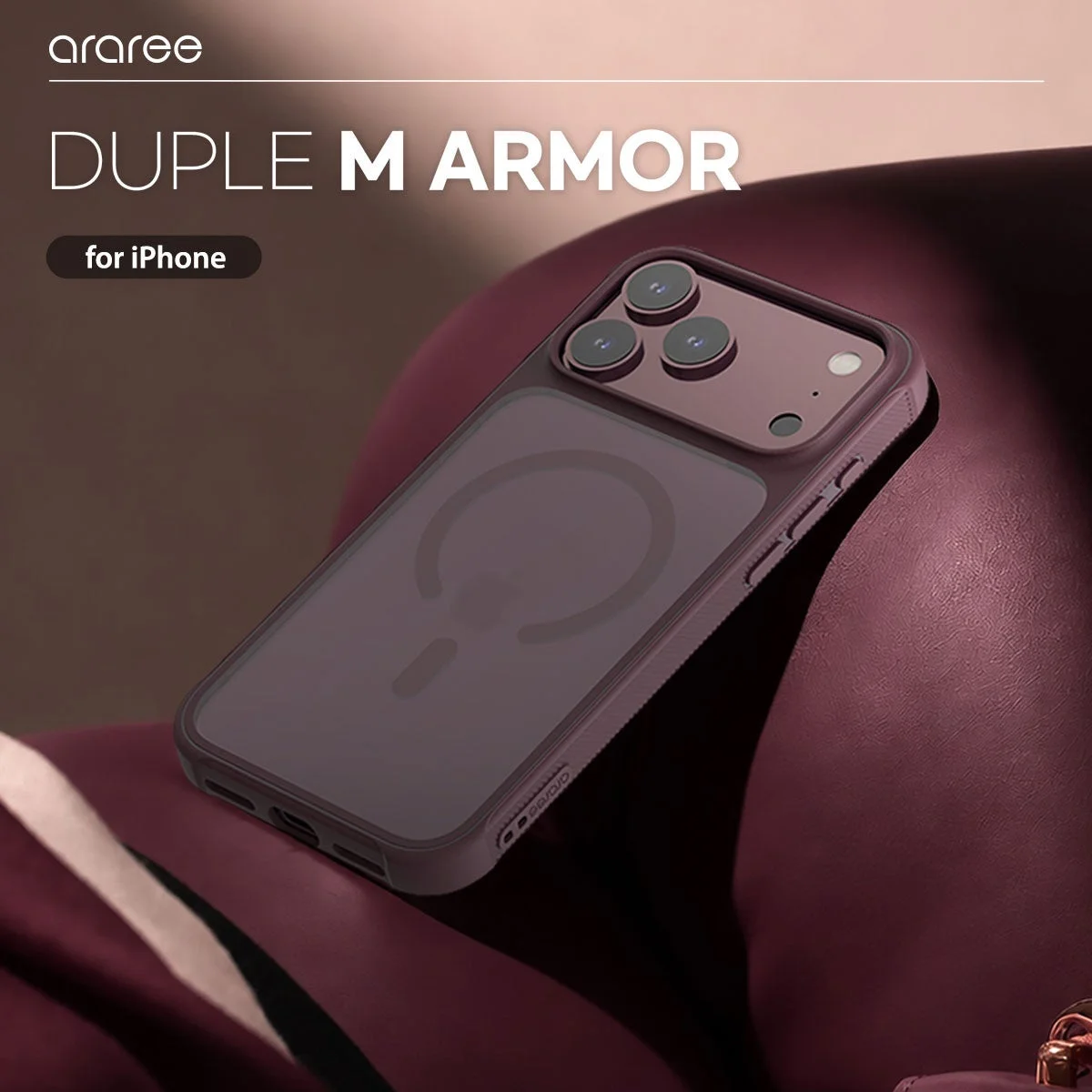 araree、iPhone 18 Pro / 18 Pro Max向けMagSafe対応耐衝撃ケース「DUPLE M ARMOR」を新発売
