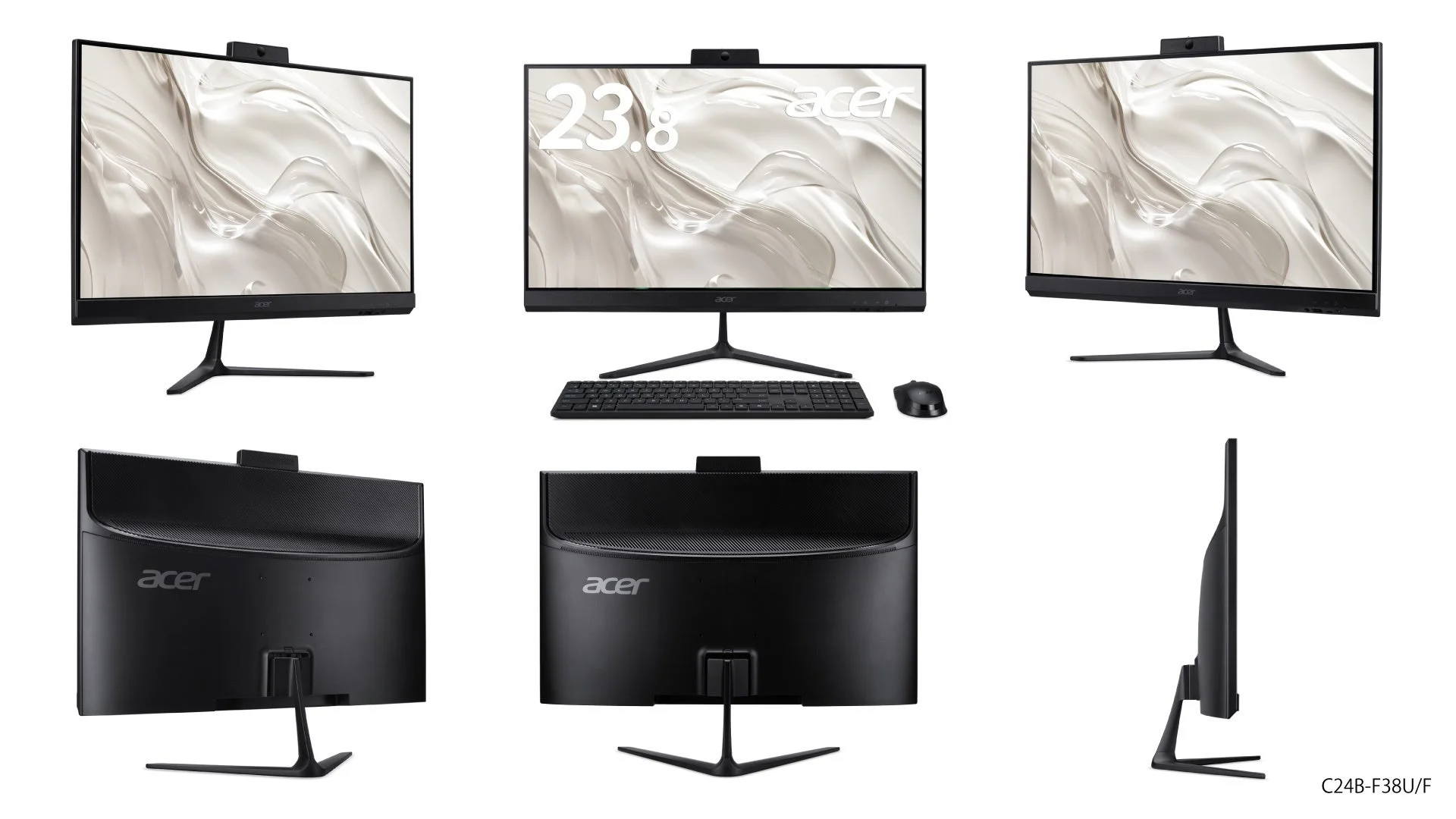 黒いAcer製オールインワンPC