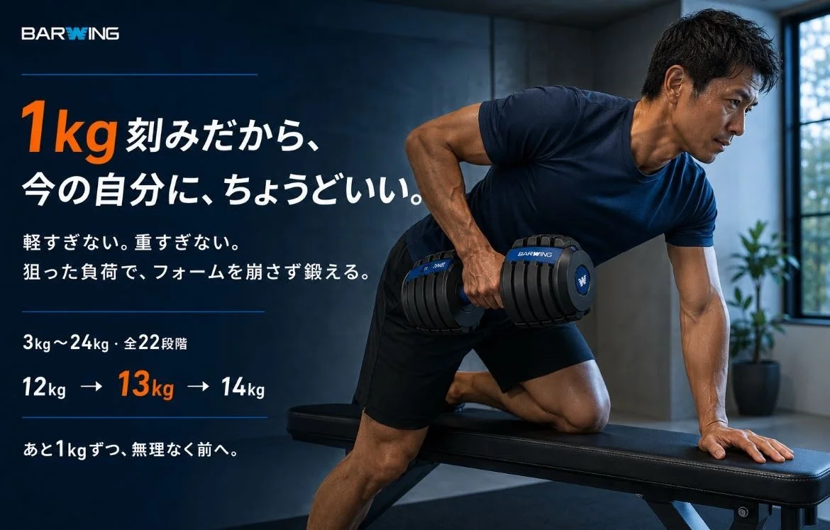 今の自分にちょうどいい負荷