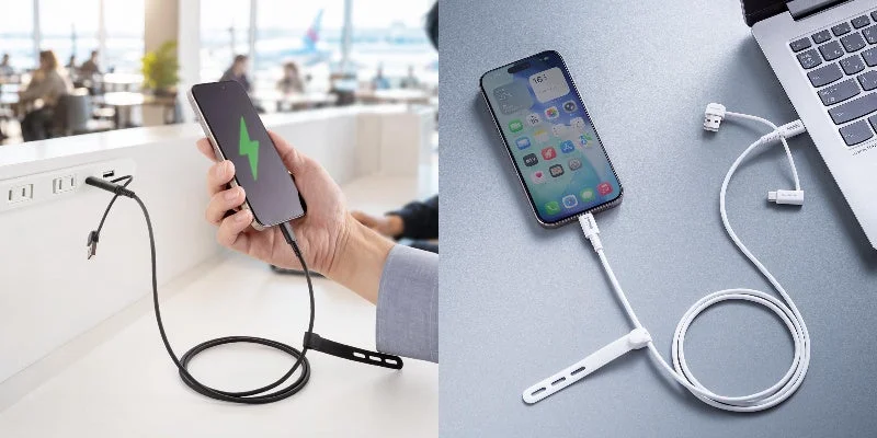 公共USBでのデータ抜き取り対策！充電専用・データ通信切り替え可能なUSB-Cケーブルが新登場