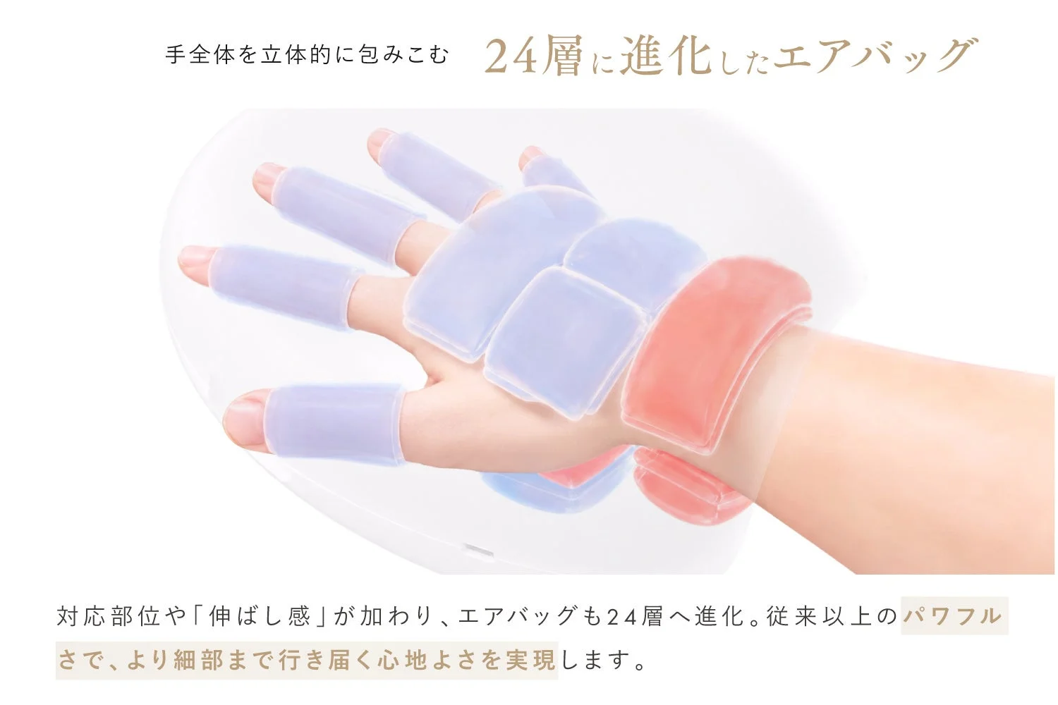 24層に進化したエアバッグ
