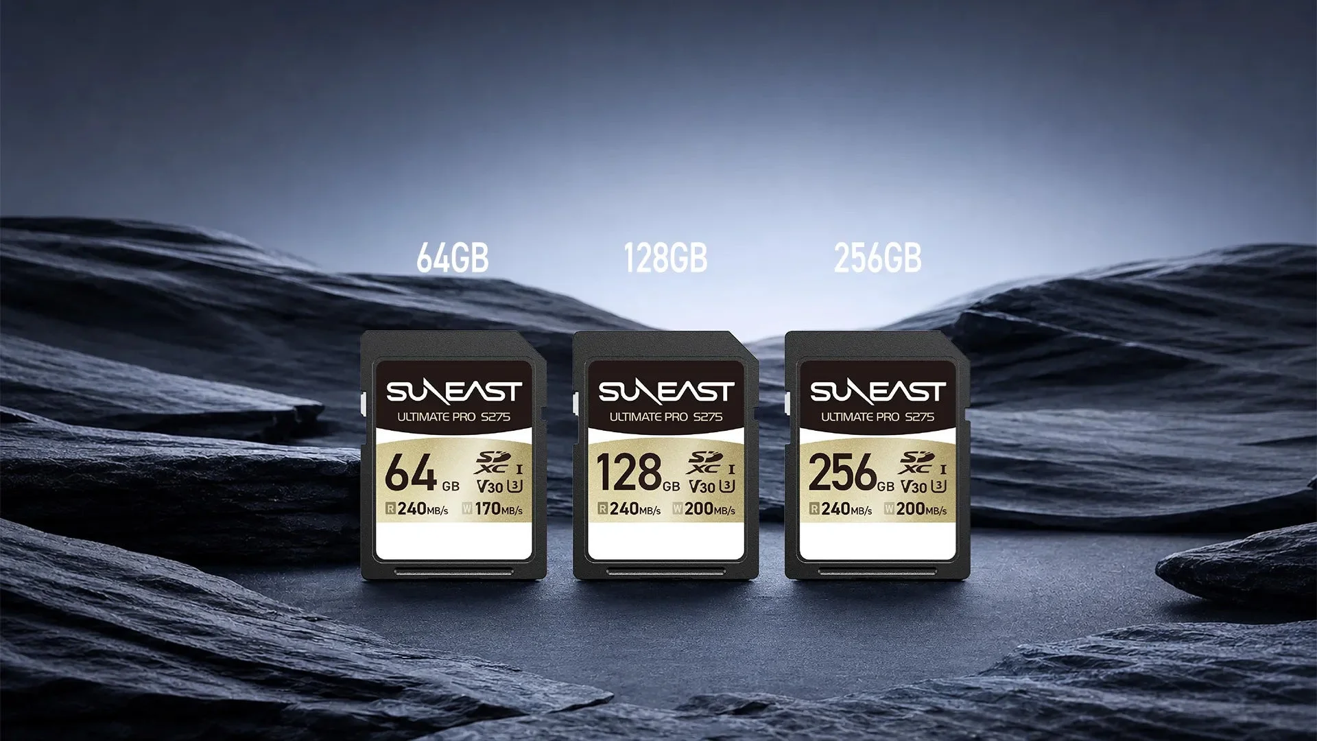 SUNEAST ULTIMATE PRO S275 GOLD Seriesの容量ラインナップ