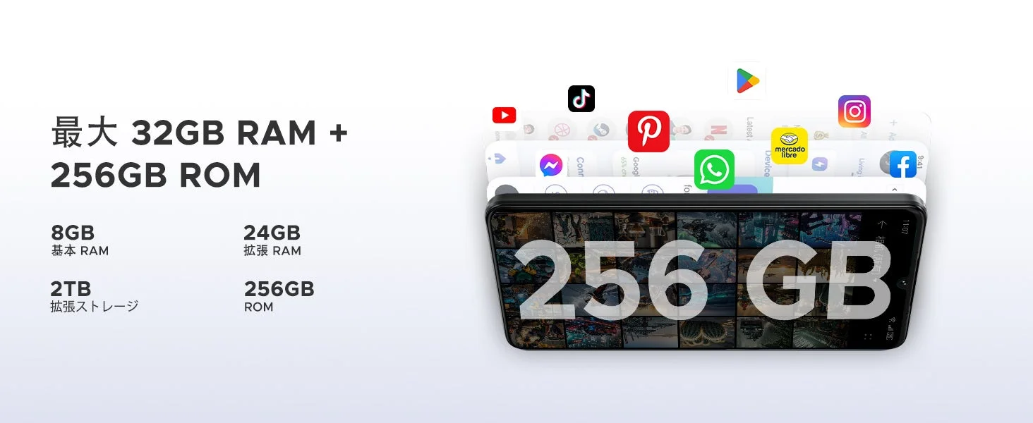最大32GB RAMと256GB ROMを搭載したNote59 Pro