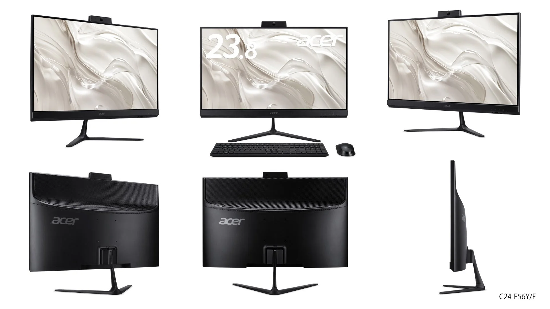 黒いAcer製オールインワンPC