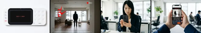 統合型スマートホーム機器「ナインドット」に工事不要の「防犯セキュリティ」と「SOS」新機能が本日リリース