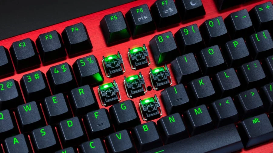 Razer製メカニカルキーボードのスイッチ
